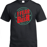 Aussie Beer Drinkers I Fear No Beer T-Shirt (Black)