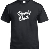 Aussie Slang Bloody Oath T-Shirt (Black)