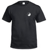 Yin Yang Left Chest Logo T-Shirt (Black)