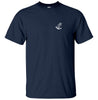 Anchor Left Chest Logo T-Shirt (Navy)