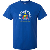 Pimpimbudgee Pet Shop Fake Business Logo T-Shirt (Royal Blue)