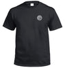 Grass Is Greener Hippie Left Chest Logo T-Shirt (Black)