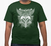 Revolution Skulls T-Shirt (Bottle Green, Shortsleeve)