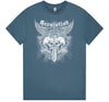 Revolution Skulls T-Shirt (Indigo Shortsleeve) - Up to 10XL