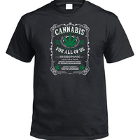 Cannabis For All Of Us T-Shirt (Black)