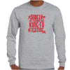 Surely Not Everybody Was Kung Fu Fighting Longsleeve T-Shirt (Marle Grey)