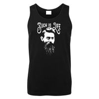 Ned Kelly Such is Life Portrait Mens Singlet (Black)