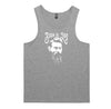 Ned Kelly Such is Life Portrait Mens Singlet (Marle Grey) - 10XL