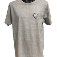 Primal Fish T-Shirt (Marle Grey,Front Print)