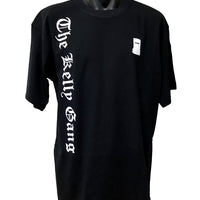 The Kelly Gang Olde Text T-Shirt (Black, Regular and Big Sizes)