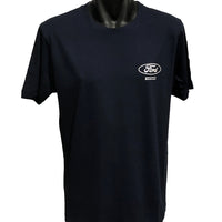 Ford Logo T-Shirt (Navy with White Print, Regular & Big Sizes)