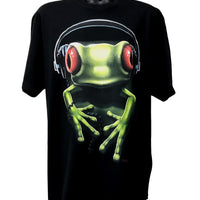 Frog Rock T-Shirt (Black, Regular and Big Sizes)