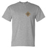 Celtic Cross Left Chest Logo T-Shirt (Marle Grey)