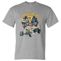 Motorhead Hell on Wheels Hot Rod T-Shirt (Marle Grey)