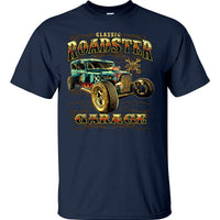Classic Roadster Garage T-Shirt (Navy)