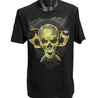 Celtic Skull T-Shirt (Black, Regular and Big Sizes)