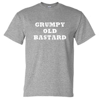 Grumpy Old Bastard T-Shirt (Marle Grey)
