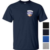 Genuine Ford Parts Small Left Chest Logo T-Shirt (Colour Choices)
