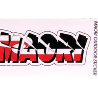 National Maori Flag Word Sticker