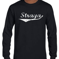 Straya Longsleeve T-Shirt (Black, Regular and Big Sizes)