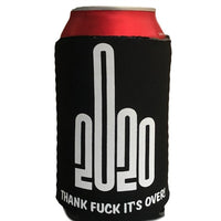 Give 2020 The Finger Thank Fuck It's Over Stubby Holder (Black)