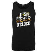 It's Beer O'Clock Mens Singlet (Black)