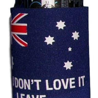 Australia Love it or Leave Stubby Holder (Navy)