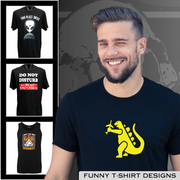 Big Men's T-Shirts, Singlets and Hoodies featuring Funny Designs