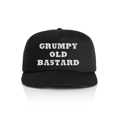 Grumpy Old Bastard Surf Cap (Black)