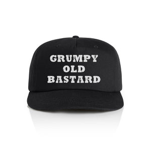 Grumpy Old Bastard Surf Cap (Black)