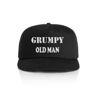 Grumpy Old Man Surf Cap (Black)