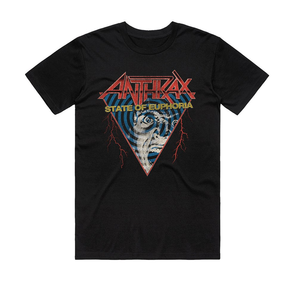 Anthrax Optical Euphoria T-Shirt (Black, Regular & Big Sizes)