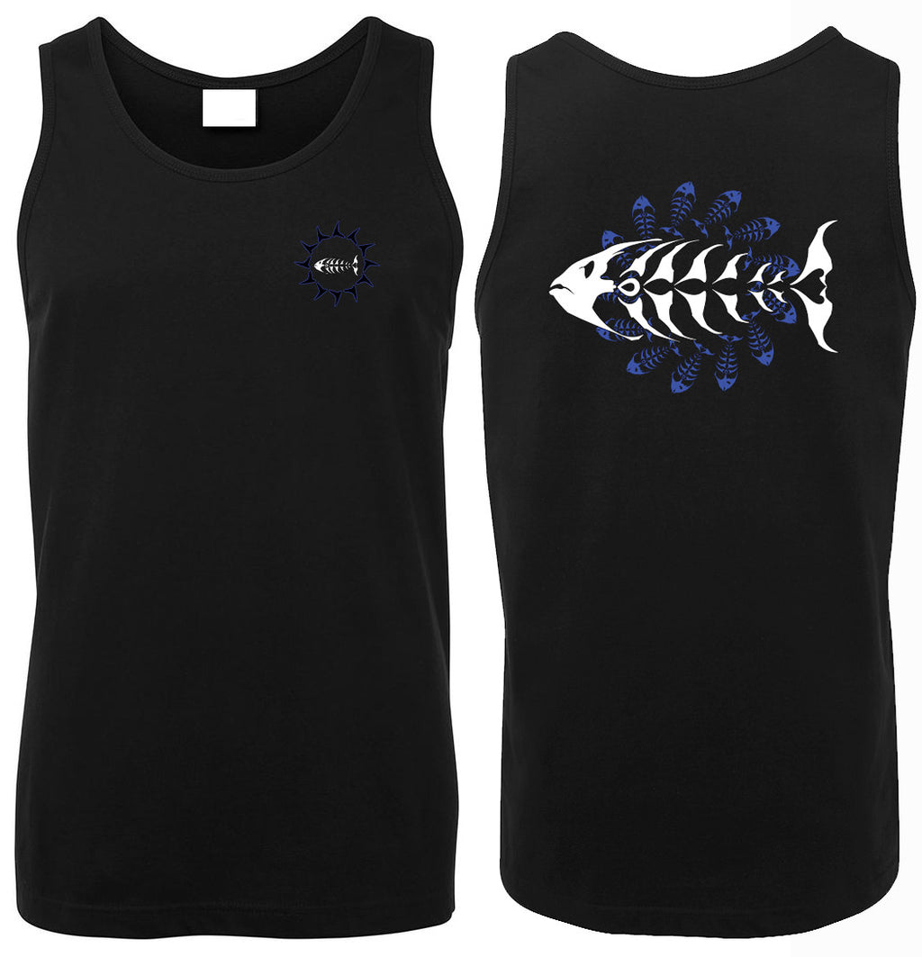 Primal Surf Mens Singlet (Black, Double-Sided)