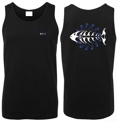 Primal Surf Mens Singlet (Black, Double-Sided)