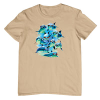 Mod Squad Dolphins T-Shirt (Bone - Small Sizes)