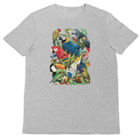 Avian World Bird T-Shirt (Marle Grey, Shortsleeve)