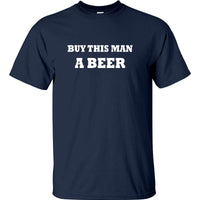 Buy This Man a Beer T-Shirt (Navy)