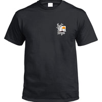 Lest We Forget Left Chest Logo T-Shirt (Black)