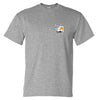 Lest We Forget Left Chest Logo T-Shirt (Marle Grey)