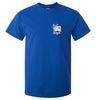 Lest We Forget Left Chest Logo T-Shirt (Royal Blue)