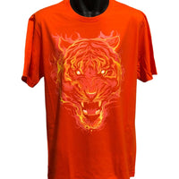 Fire Tiger T-Shirt (Orange, Regular and Limited Big Sizes)