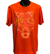 Fire Tiger T-Shirt (Orange, Regular and Limited Big Sizes)