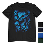Blue Skulls T-Shirt (Colour Choices)