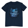 Snow Tiger T-Shirt (Navy, Shortsleeve)