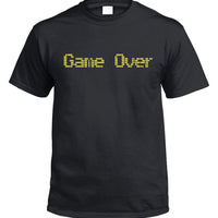 Game Over Retro Gaming T-Shirt (Black)