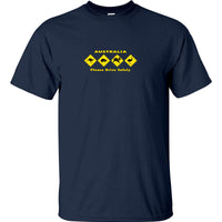 Australian Animal Road Signs T-Shirt (Navy)