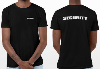 Security T-Shirt (Colour Choices, Double-Sided)