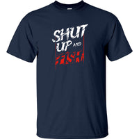 Shut Up & Fish T-Shirt (Navy)