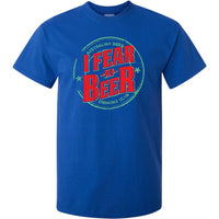 Aussie Beer Drinkers I Fear No Beer T-Shirt (Royal Blue)