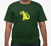 Godzilla No Flying T-Shirt (Bottle Green)